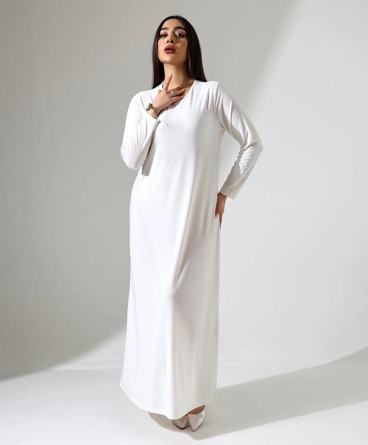 Langes Stretch-Kleid