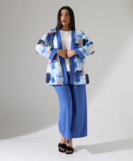 Aquarell Kimono Dreiteiler