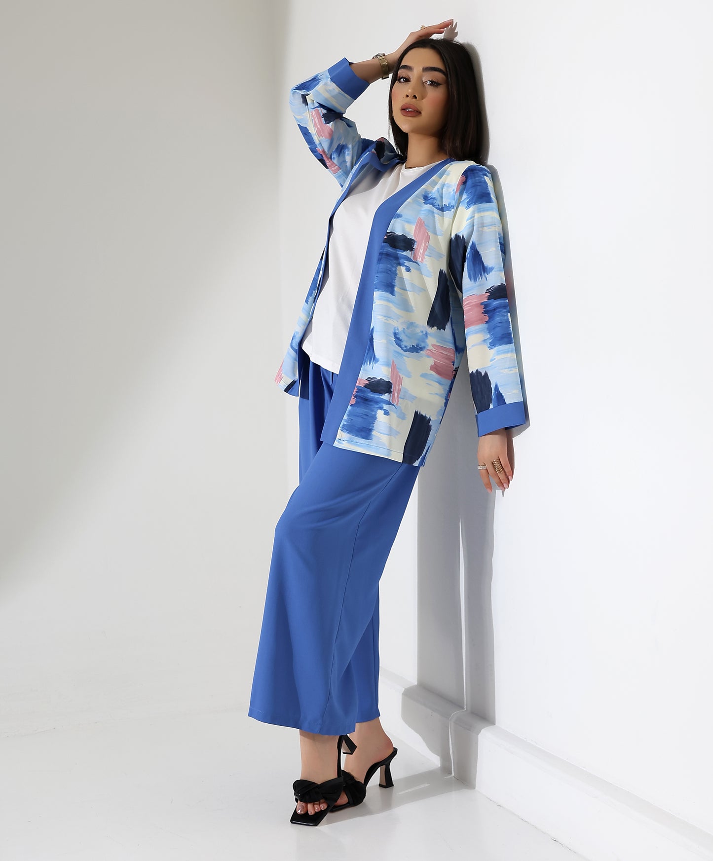 Aquarell Kimono Dreiteiler