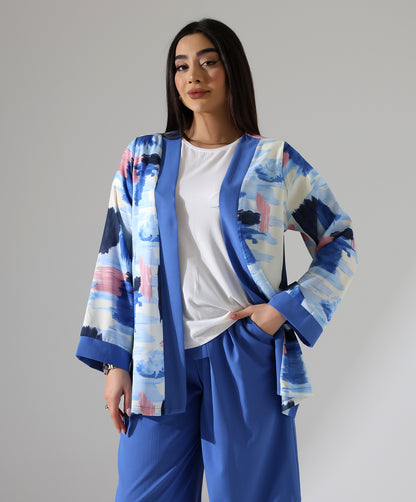 Aquarell Kimono Dreiteiler