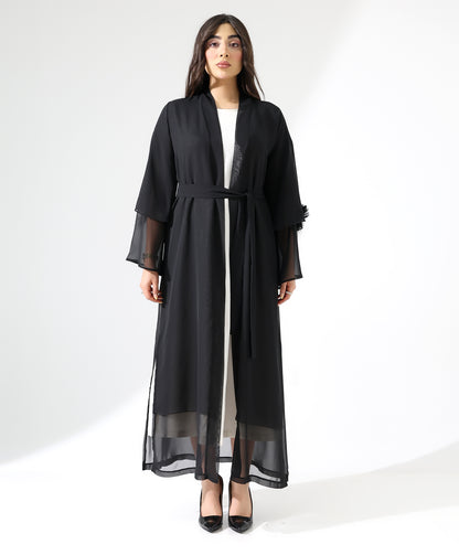 Leichte transparente Chiffon-Jacke