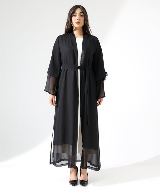 Leichte transparente Chiffon-Jacke