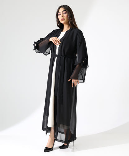 Leichte transparente Chiffon-Jacke