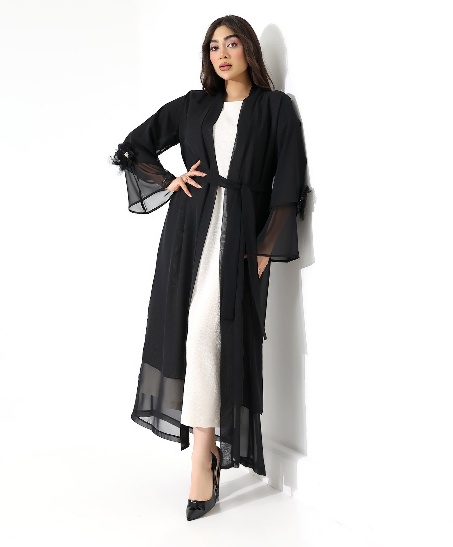 Leichte transparente Chiffon-Jacke