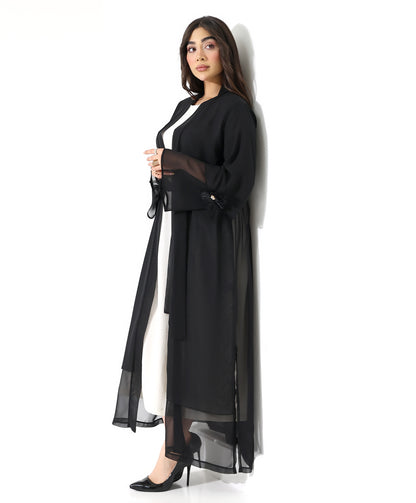 Leichte transparente Chiffon-Jacke