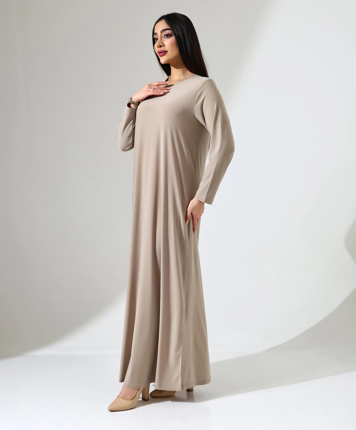 Langes Stretch-Kleid