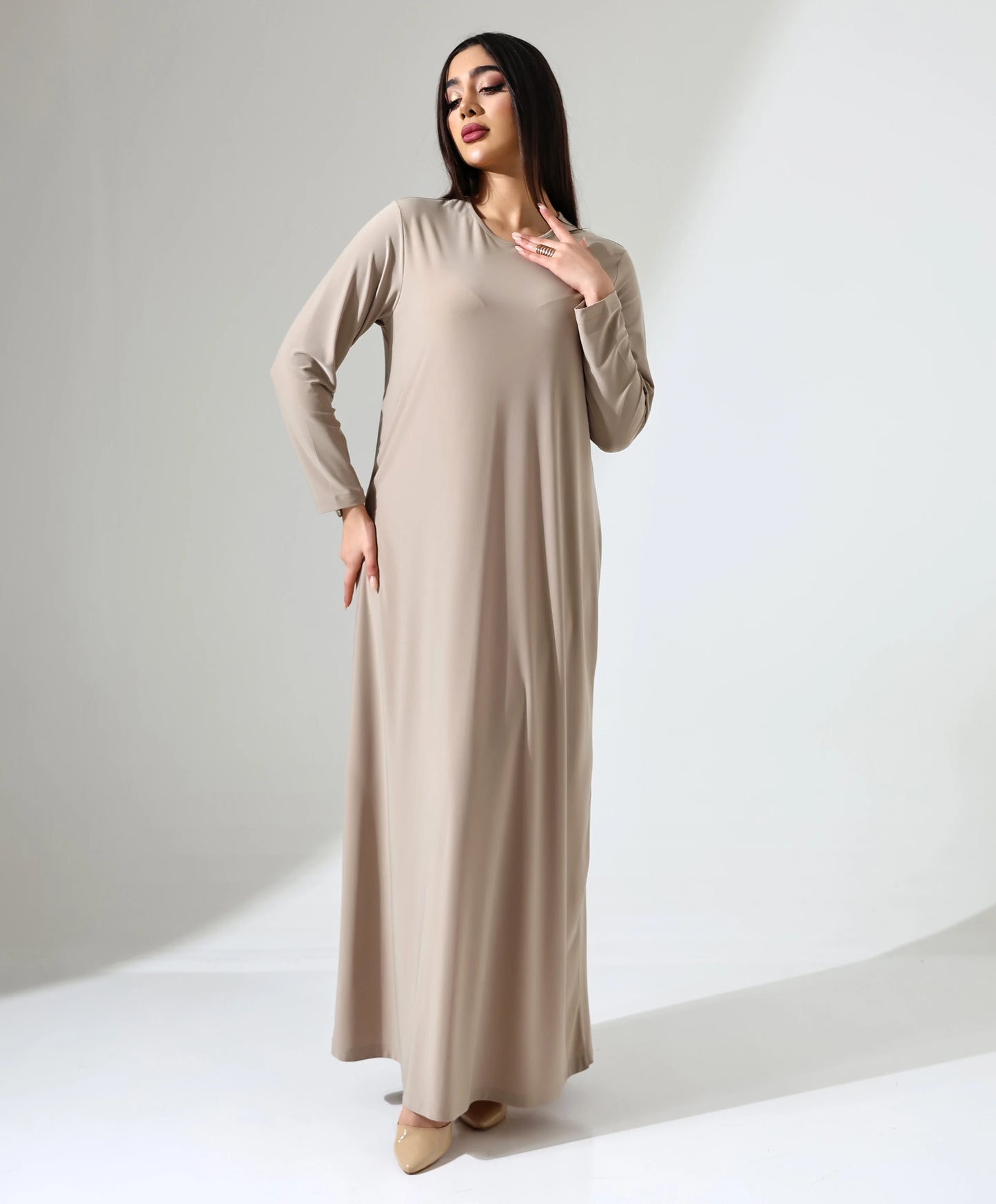 Langes Stretch-Kleid