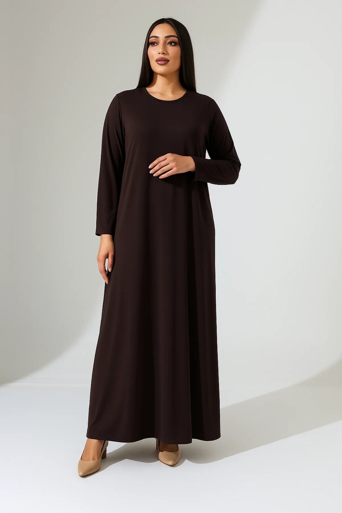 Langes Stretch-Kleid