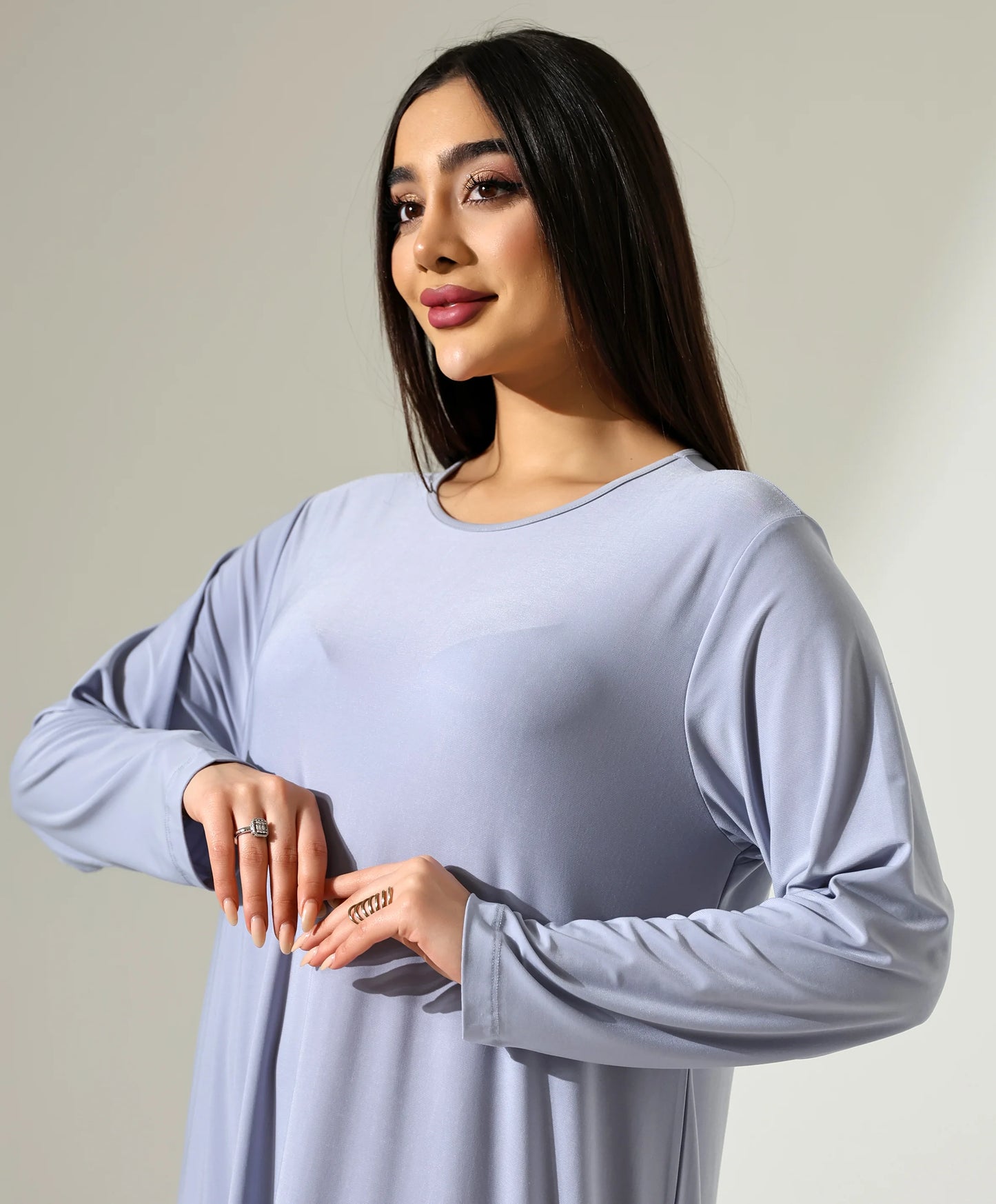 Langes Stretch-Kleid