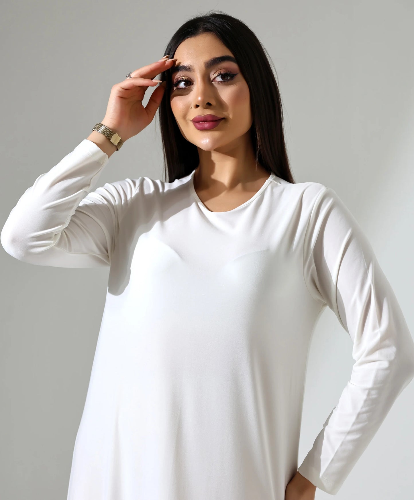 Langes Stretch-Kleid