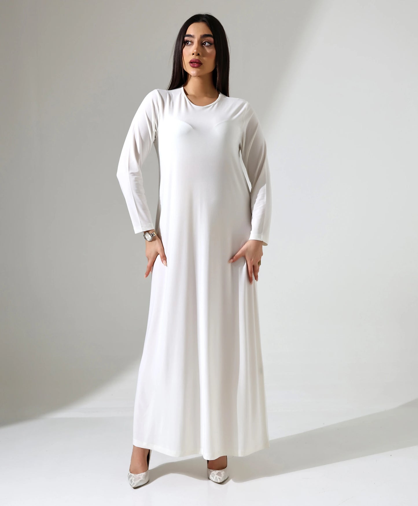 Langes Stretch-Kleid