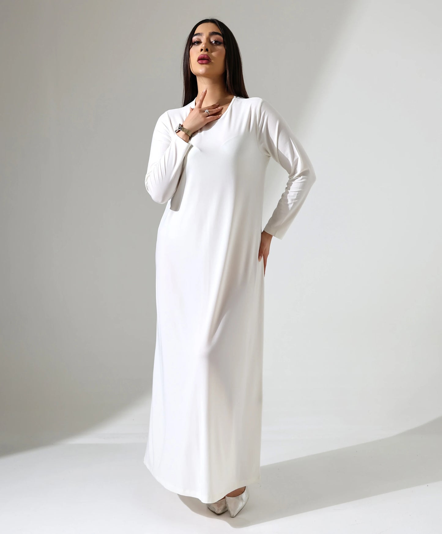 Langes Stretch-Kleid